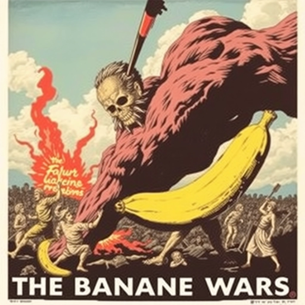The Banana Wars, lithograph