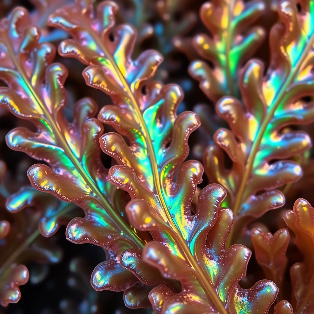 iridescent seaweed