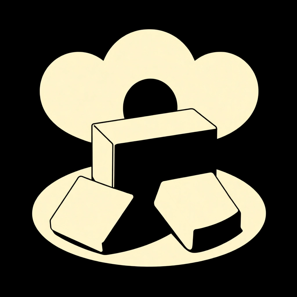 Butter in a Bauhaus style