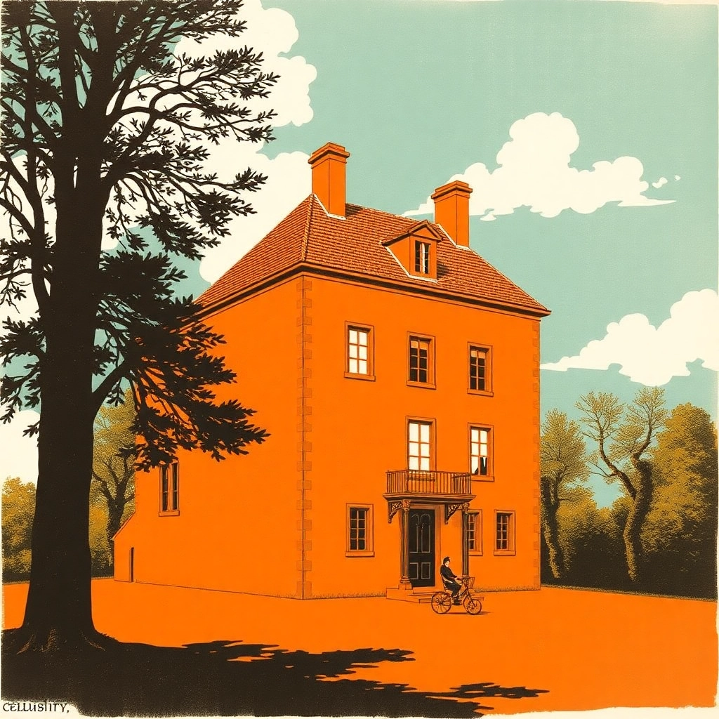 The house of orange, lithograph