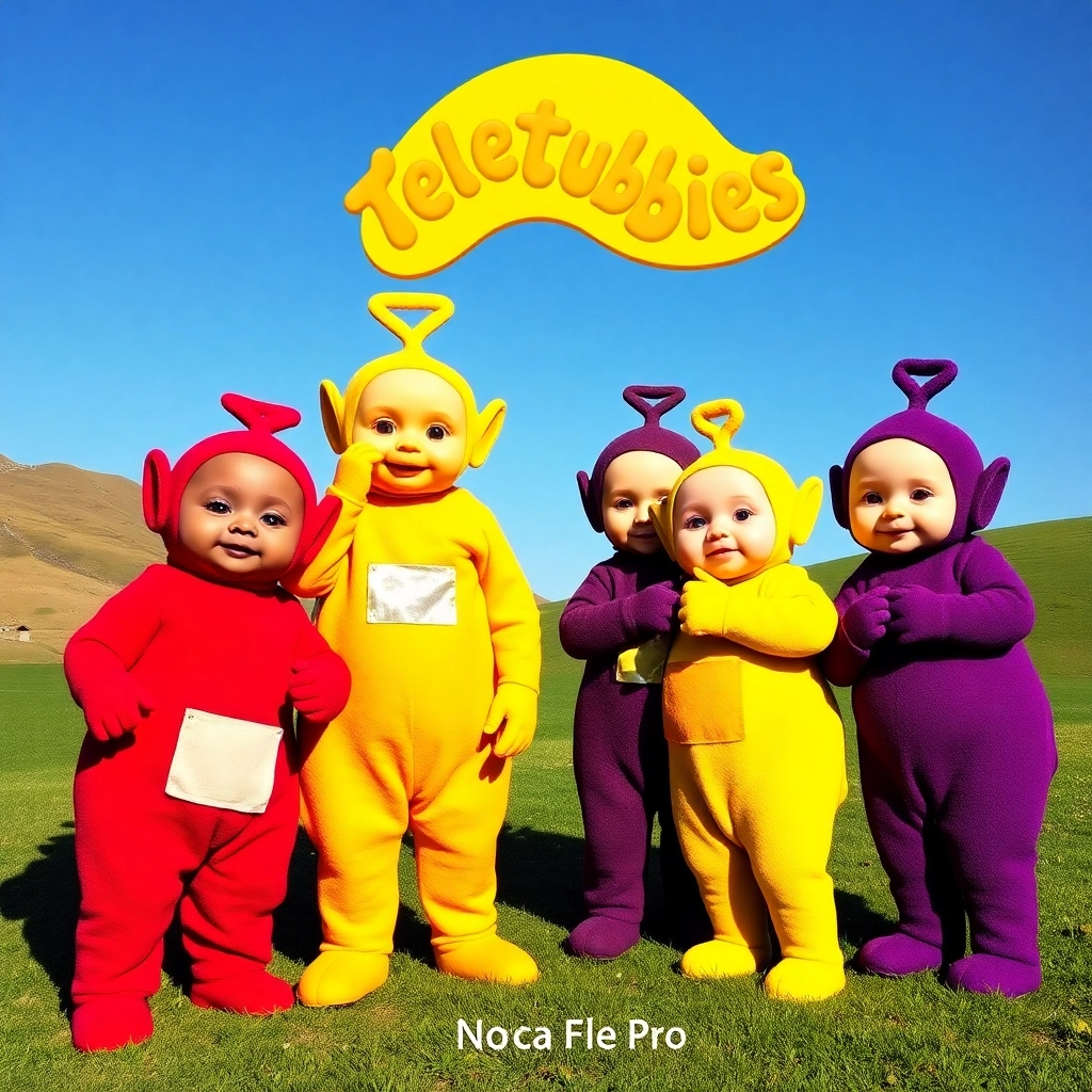 Teletubbies x NWA, album cover
