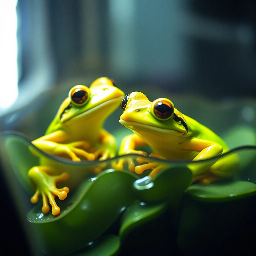 frogs in the machine