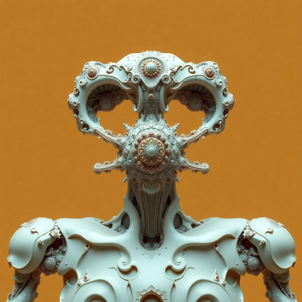 Rococo robot fractal