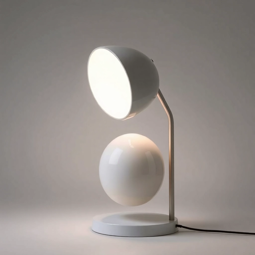 Lamp that looks pregnant