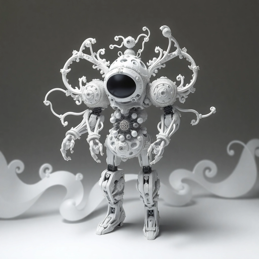 Rococo robot fractal