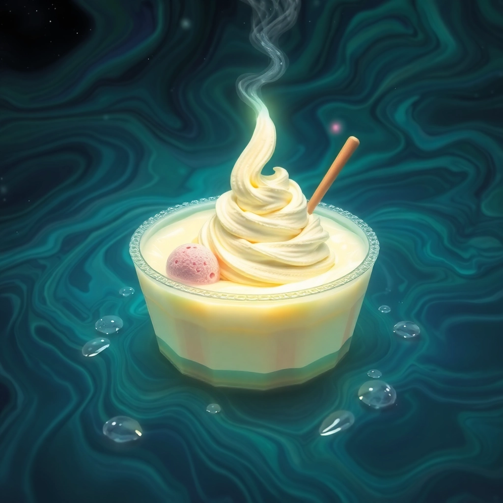 Ice cream float on DMT
