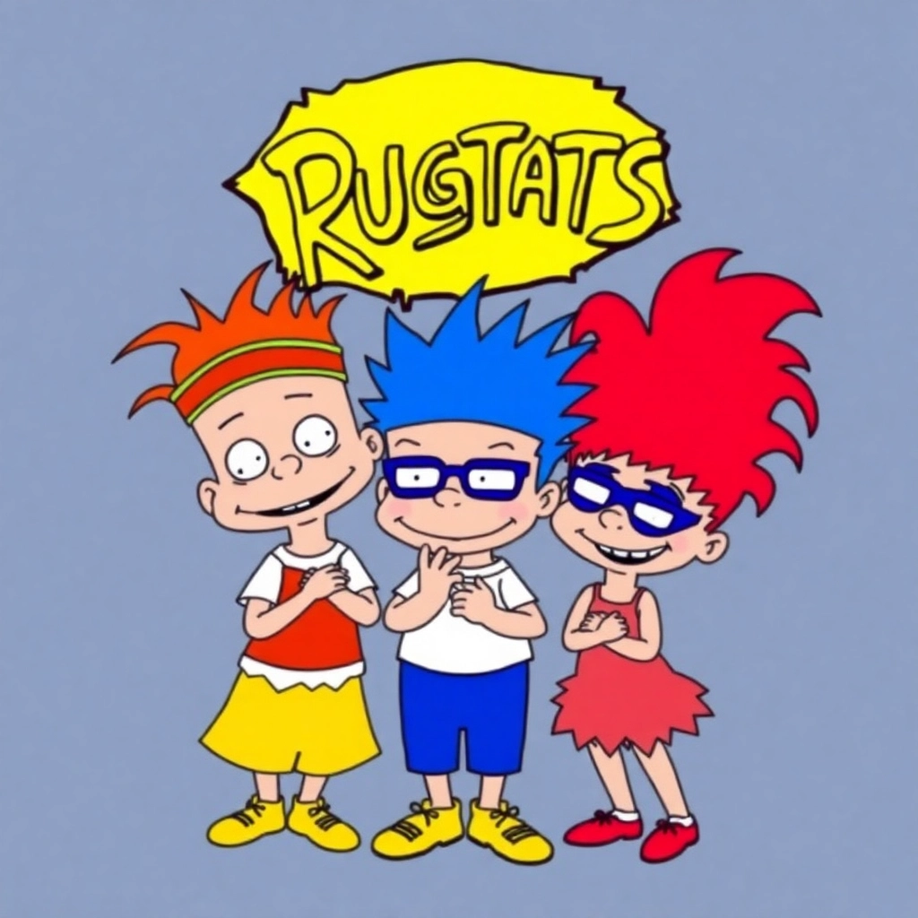 Public Enemy x Rugrats, as an album cover