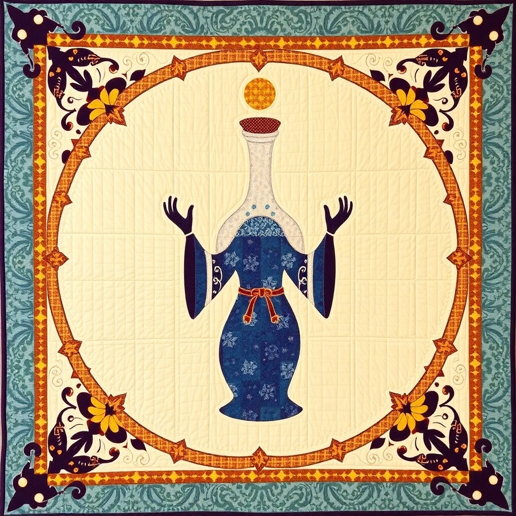 genie in a bottle, quilt