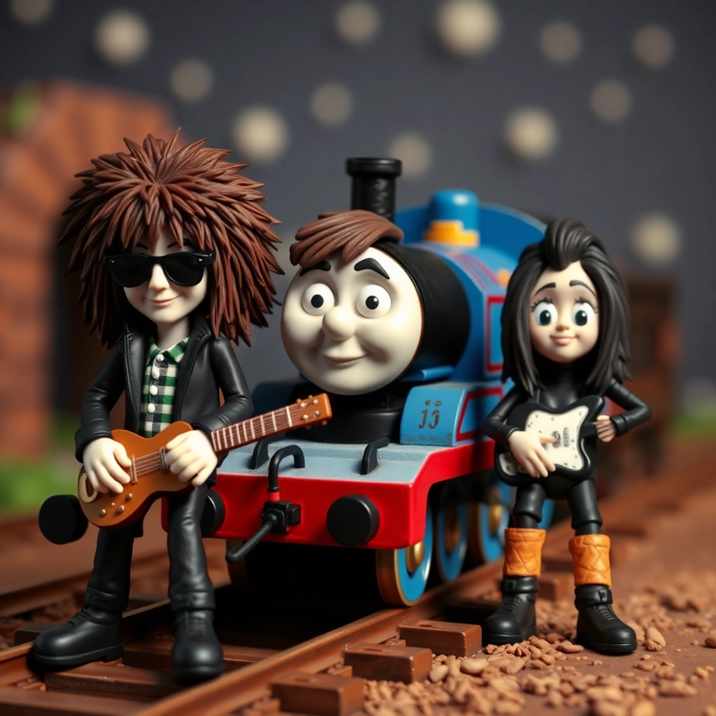 Aerosmith x Thomas the Train, claymation