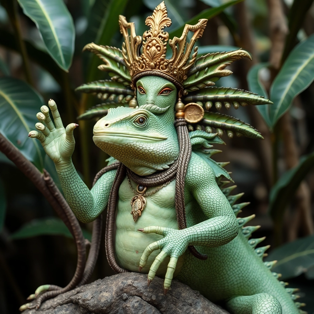 Iguana goddess