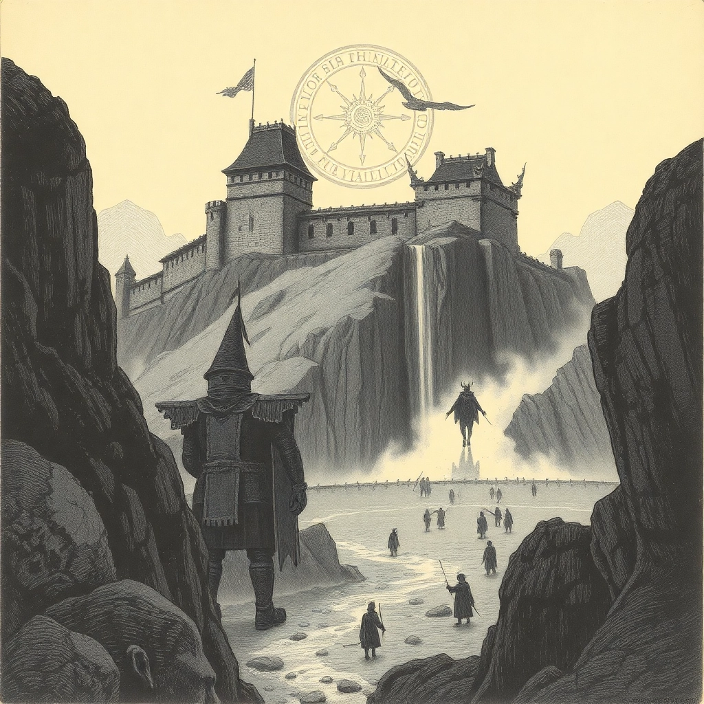The iron kingdom, lithograph