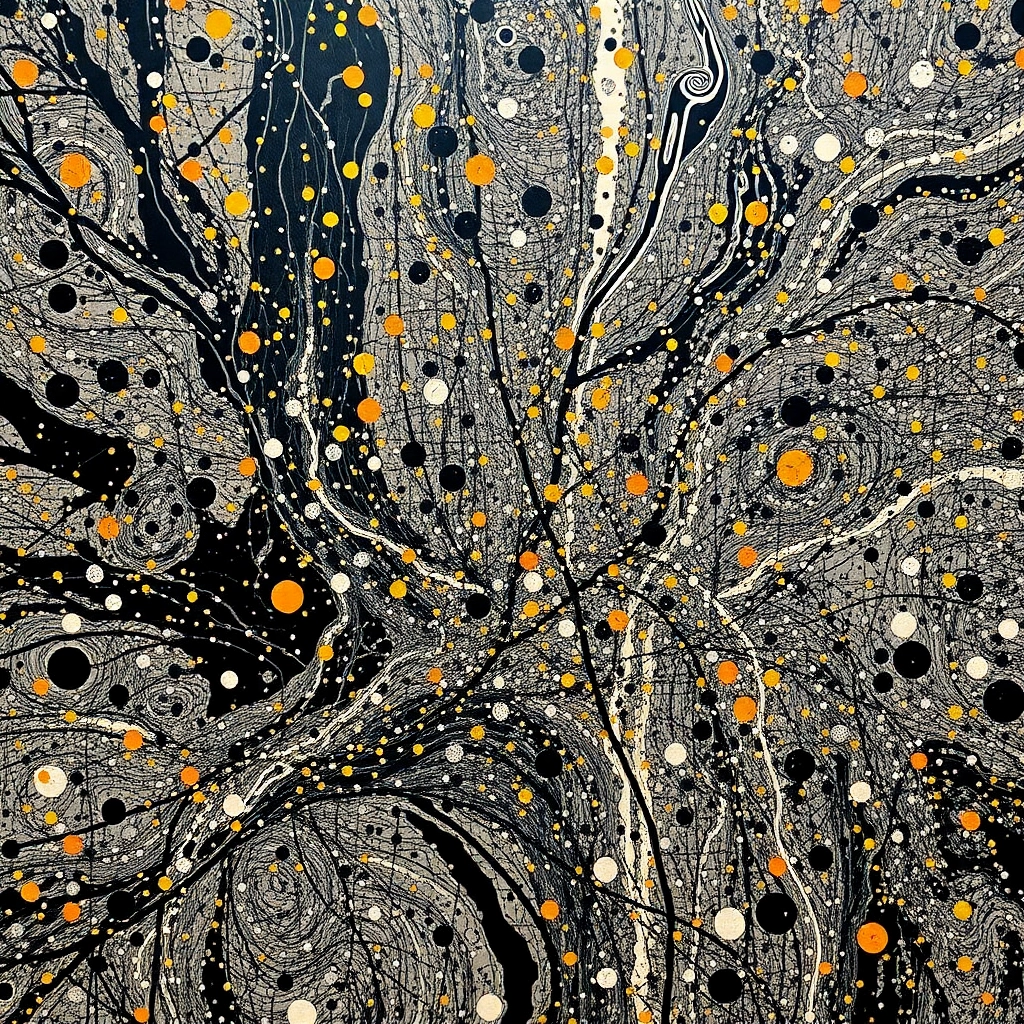 perlin noise, jackson pollock